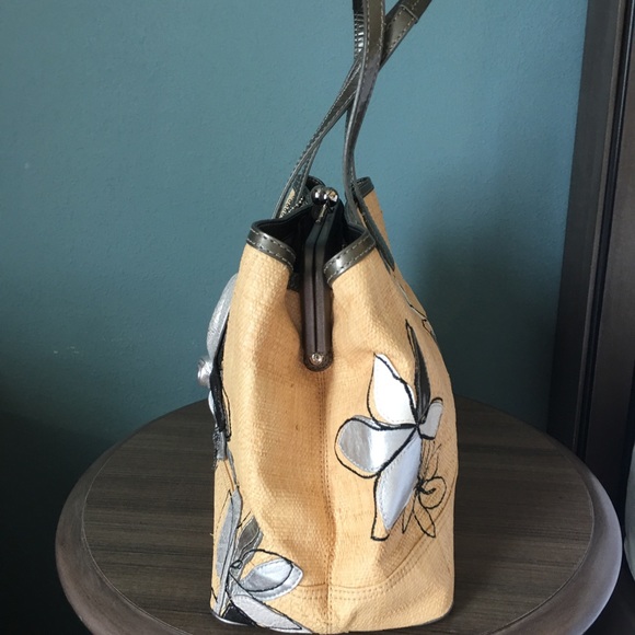 Coach Brand New Natural Embellished Handbag - Picture 3 of 8